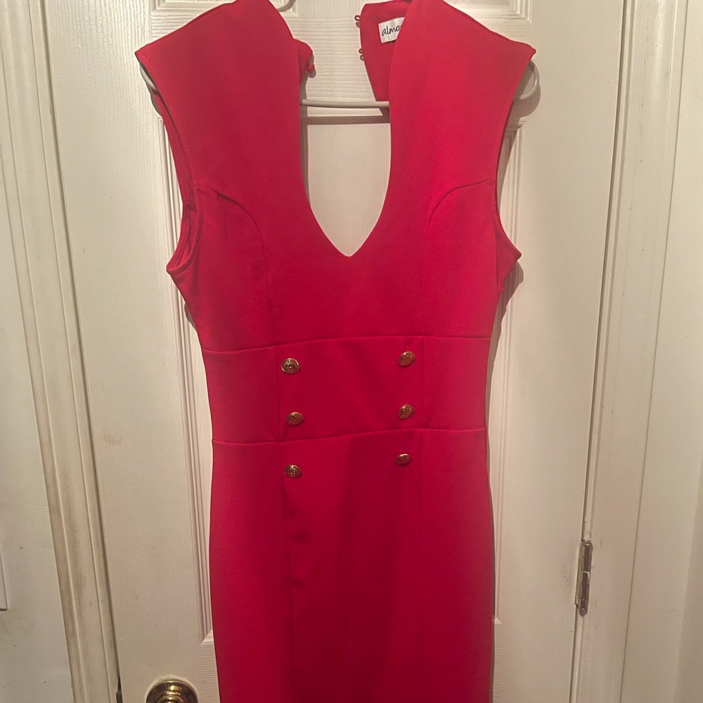 Red dress